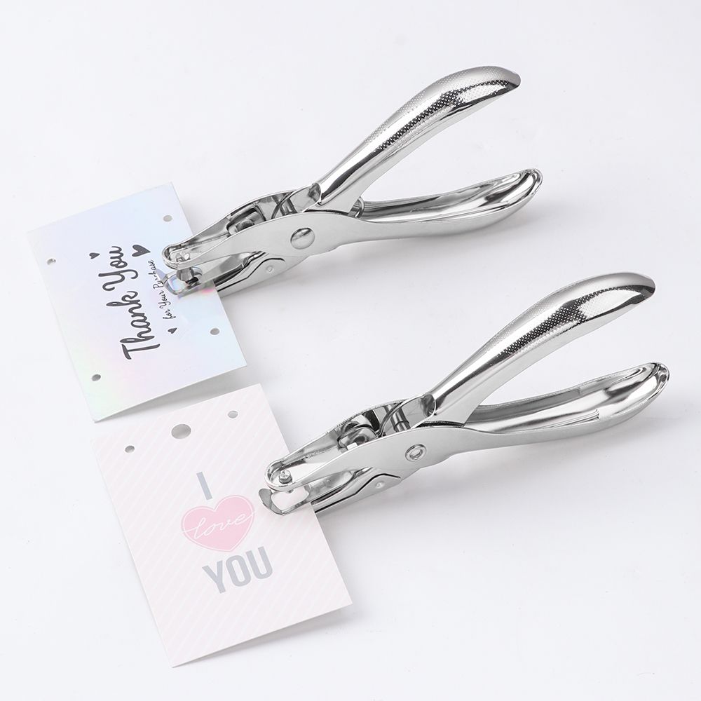 Paper Punch 3 Hole - 3/6mm Handhold Single Hole Punch Metal