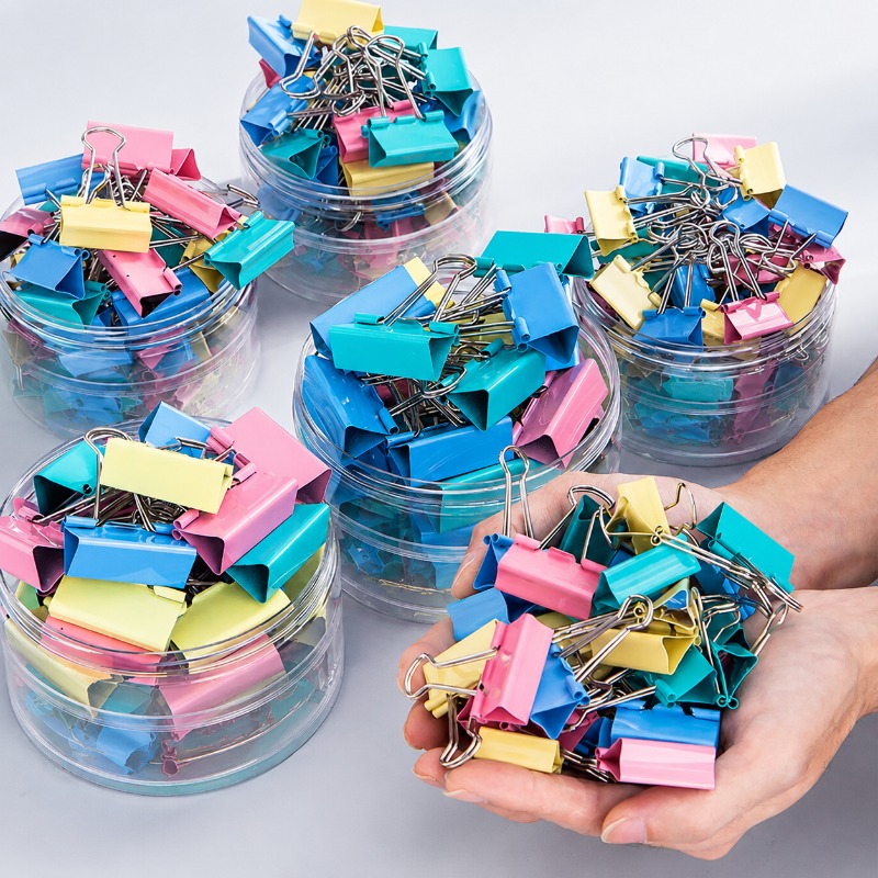 40PCS/Set Long Colorful Metal  - огляд і ціна Supply Of Office Stationery