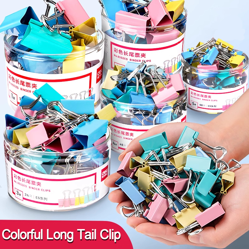 40PCS/Set Long Colorful Metal  - огляд і ціна Supply Of Office Stationery