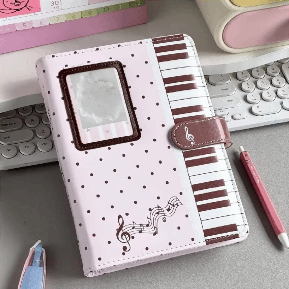 Polka Dot Piano Binder Noteboo - огляд і ціна Notebook Dotted A5