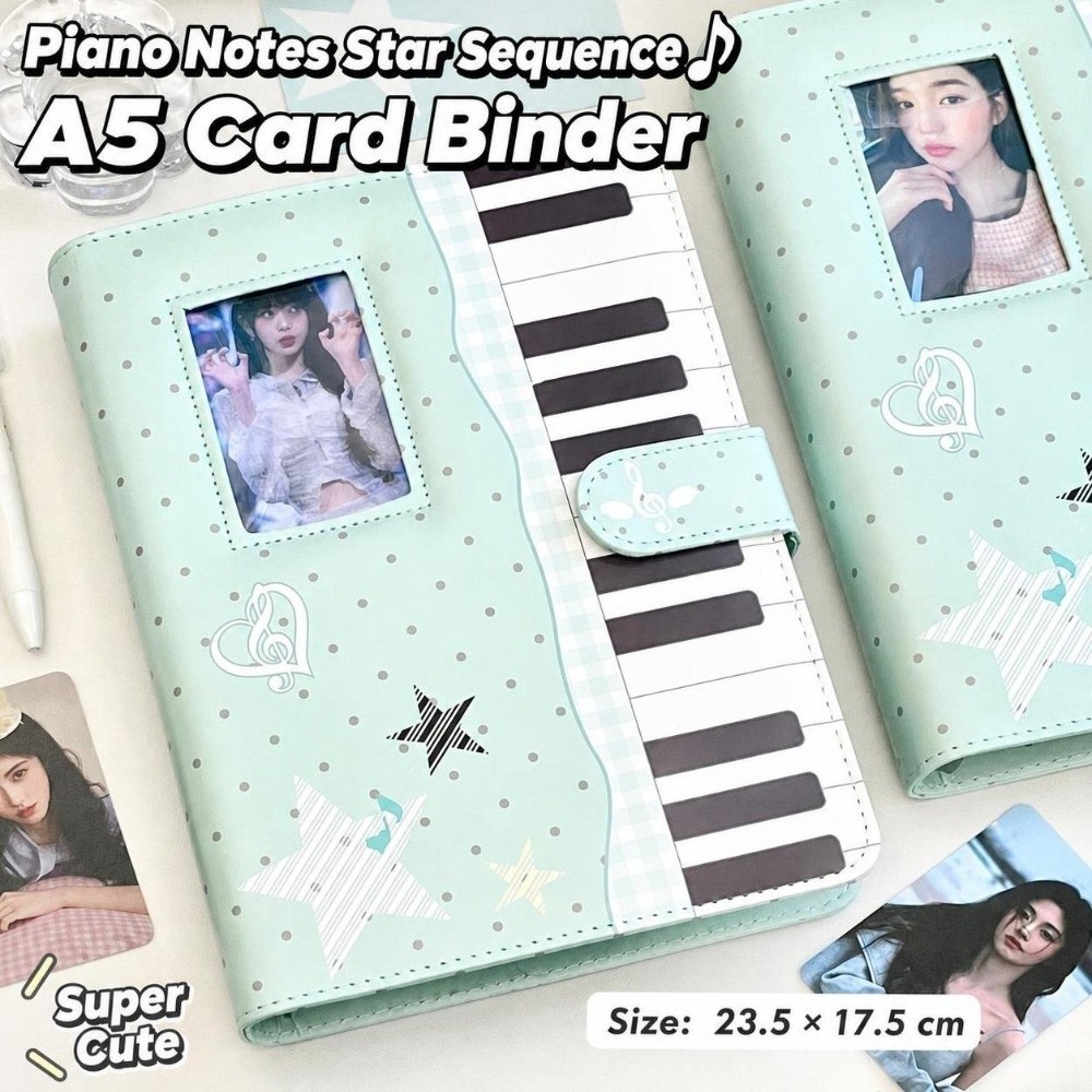 Polka Dot Piano Binder Noteboo - огляд і ціна Notebook Dotted A5