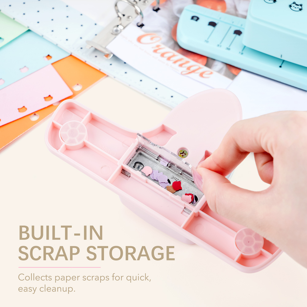 Cat Head 3-Hole Binder Punch w - огляд і ціна Paper Punch 3 Hole