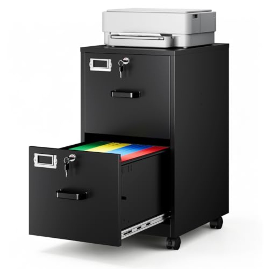2-Drawer Rolling File Cabinet  - огляд і ціна File Folder Hanging