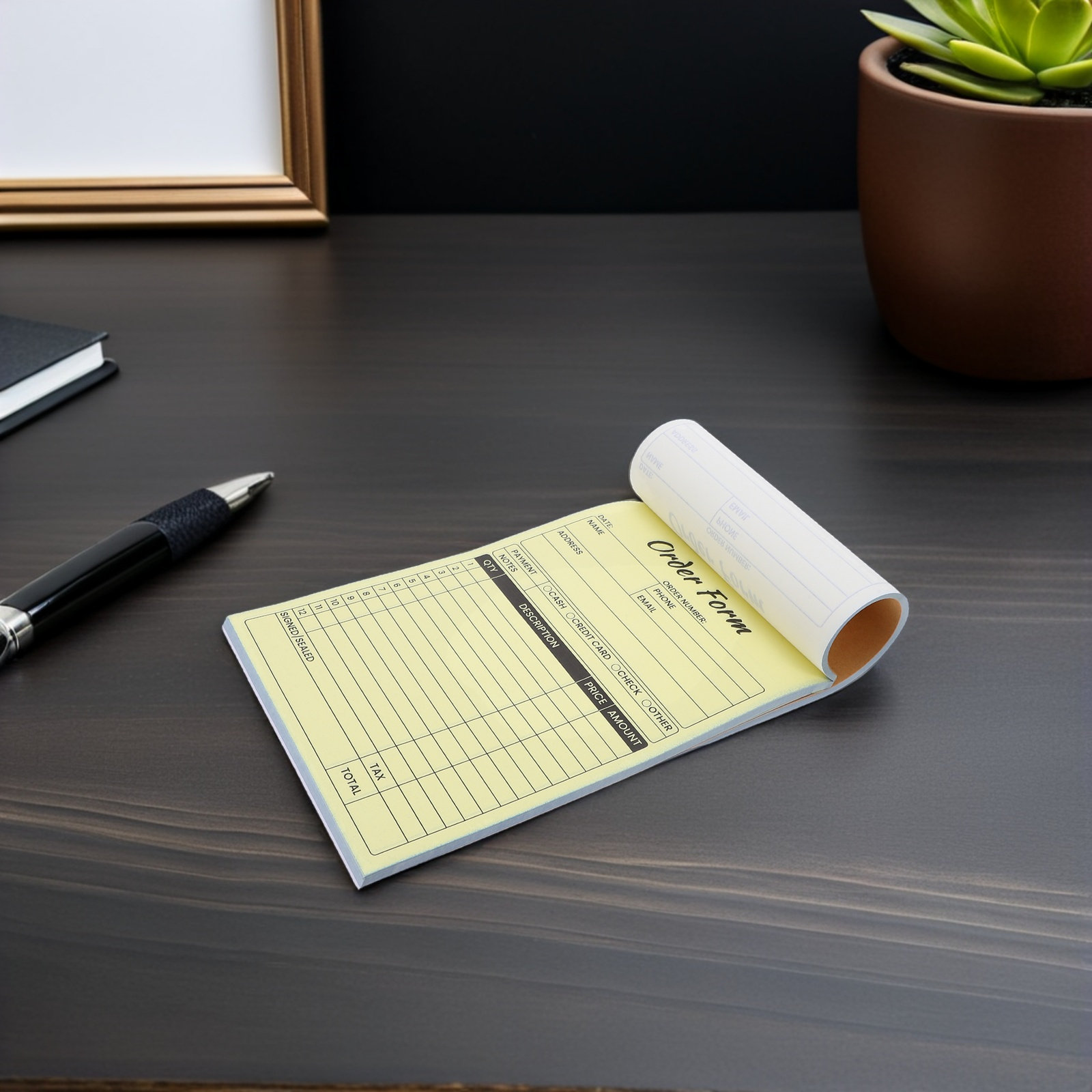 2 pcs Business Invoice Receipt - огляд і ціна Carbon Copy Book