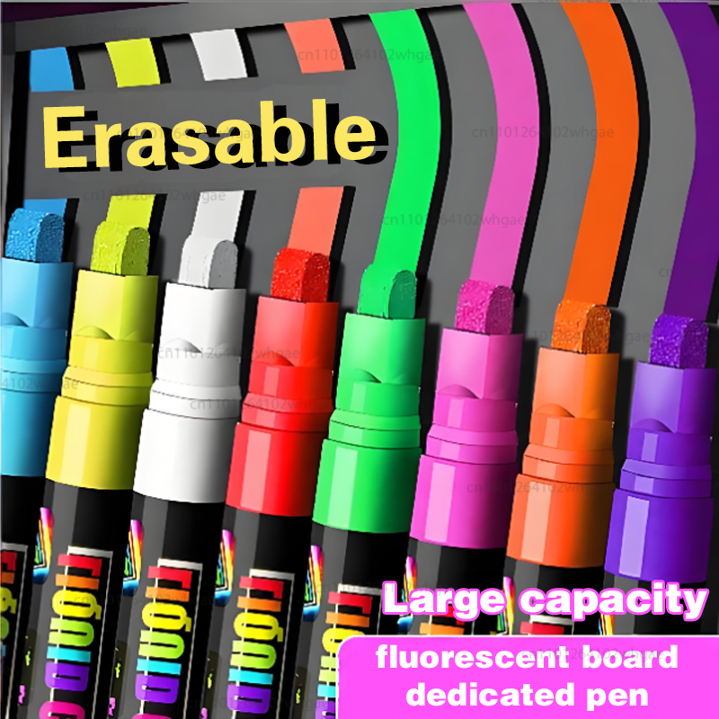 8Color 8mm Liquid Chalk Erasab - огляд і ціна Whiteboard Marker Set