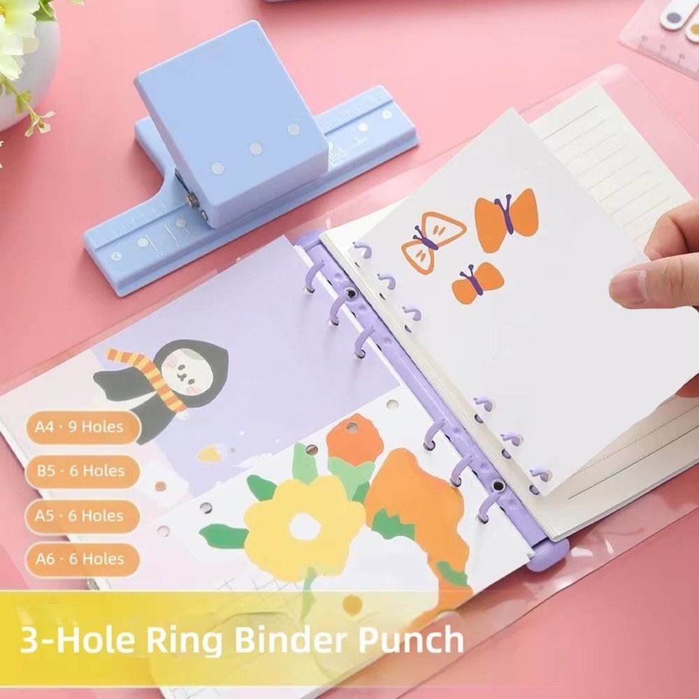 Multi-Function 3 Holes Hole Pu - огляд і ціна Paper Punch 3 Hole