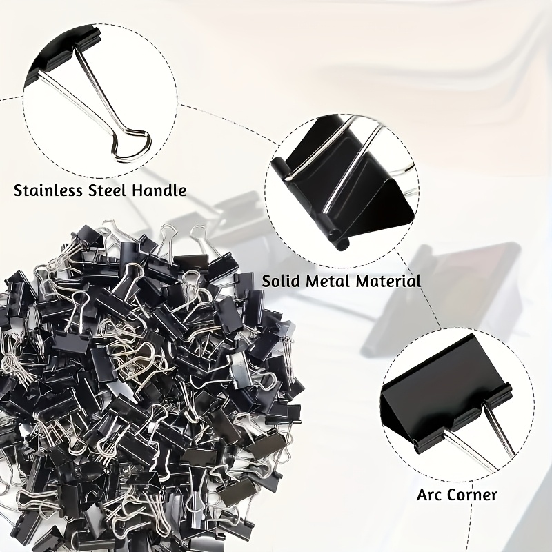 Colored & Black Binder Clips O - огляд і ціна Binder Clip Assorted
