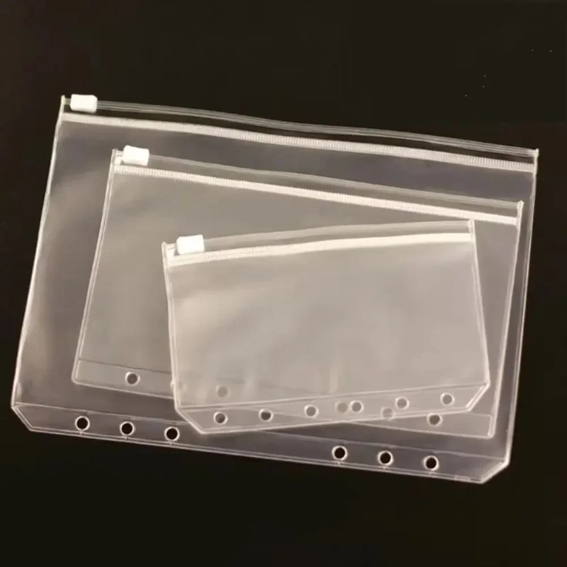 10Pcs Transparent PVC Zipper B - огляд і ціна Portfolio Folder Zip