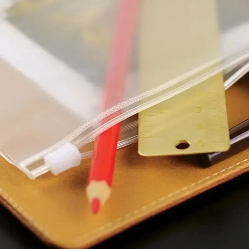 10Pcs Transparent PVC Zipper B - огляд і ціна Portfolio Folder Zip