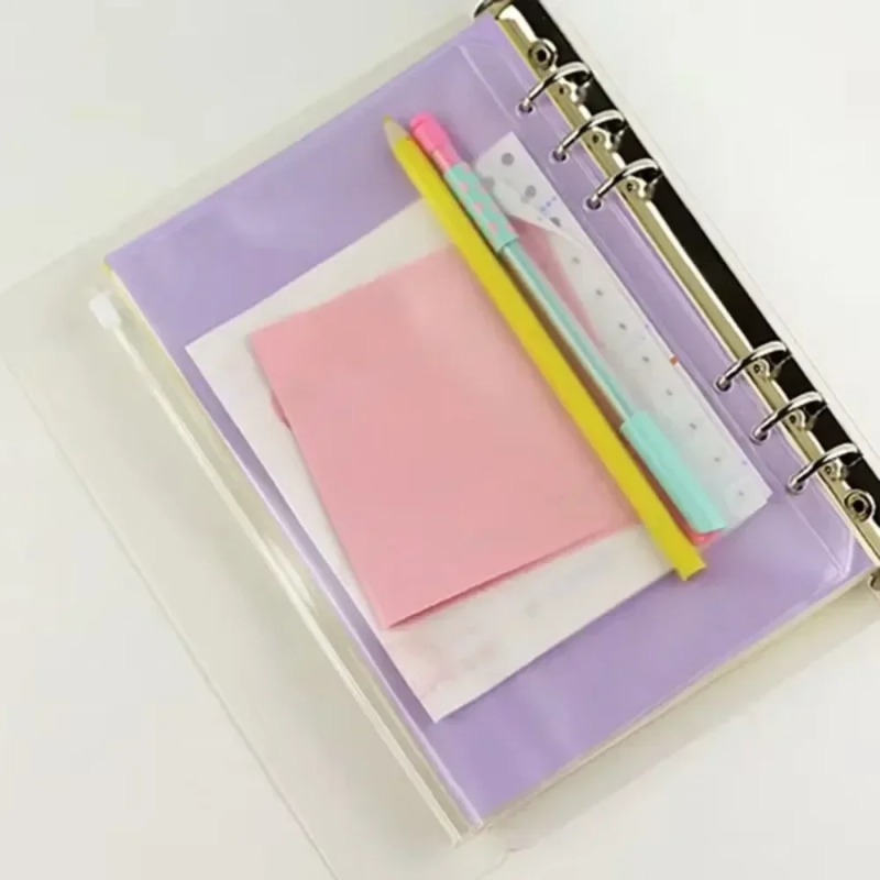 10Pcs Transparent PVC Zipper B - огляд і ціна Portfolio Folder Zip